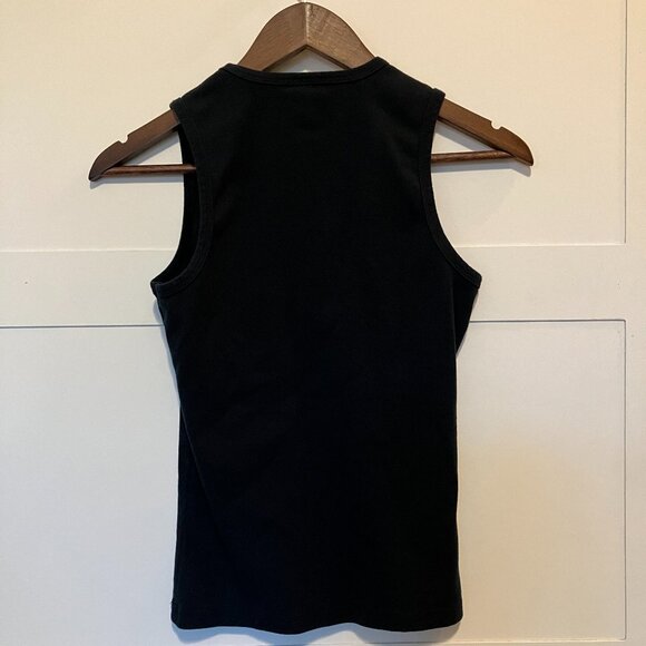 Tee‎ for Tu Tank Top Size Small Palm Tree Rhinestones Tropical Resort Wear Y2K - Picture 2 of 4